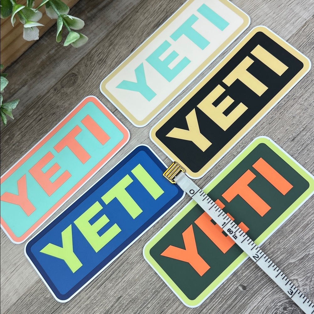 Yeti Sticker Pack Bundle of 5 NEW - Picture 3 of 7